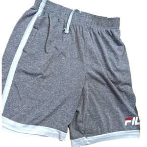 Fila boys grey athletic shorts